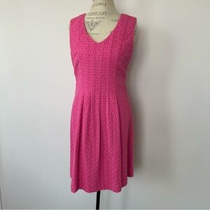 Pendleton Eyelet Pink Fit-Flare Dress